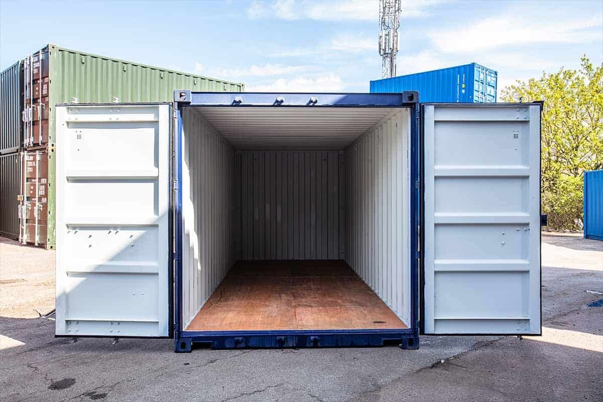 Secure storage container for rent.